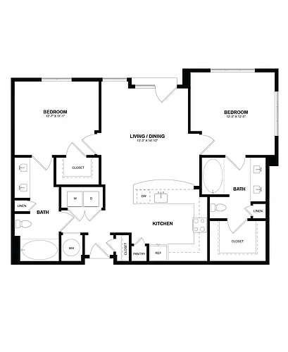 Floor plan B3
