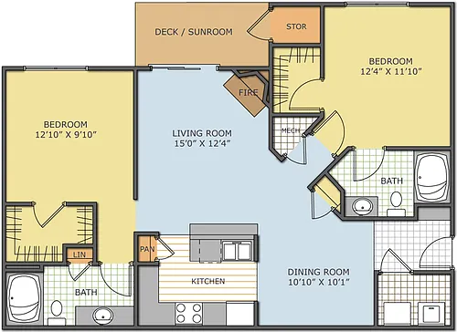 Floor plan Wellesley