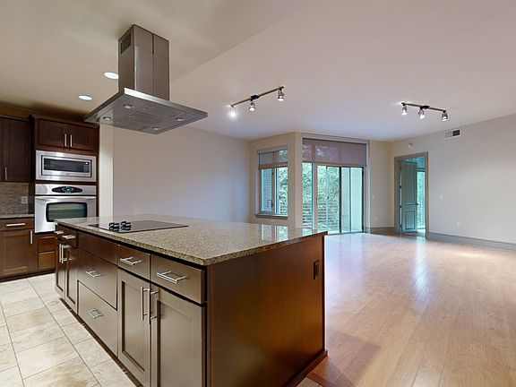 Spacious kitchens