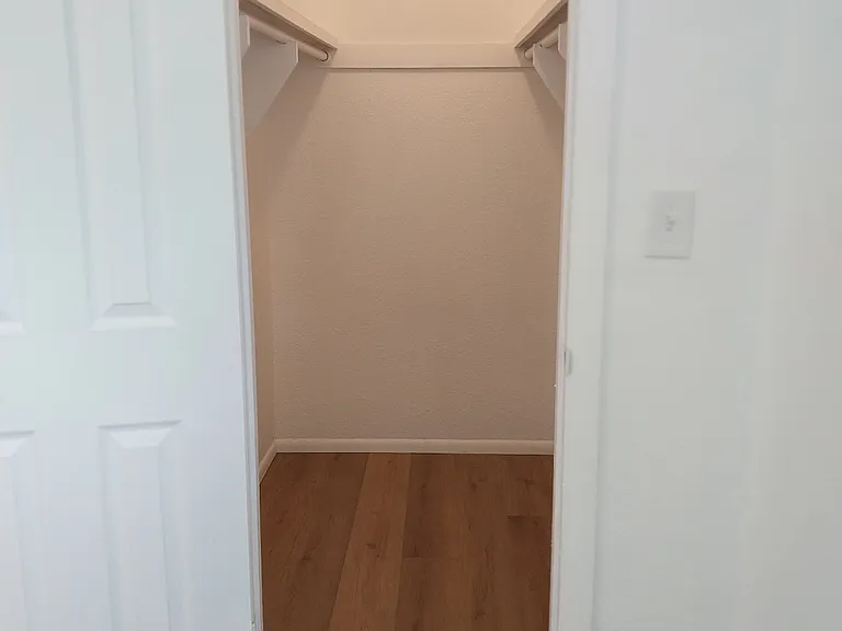 Second bedroom walk-in closet