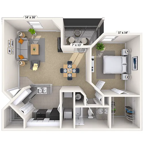 Floor plan Sawgrass