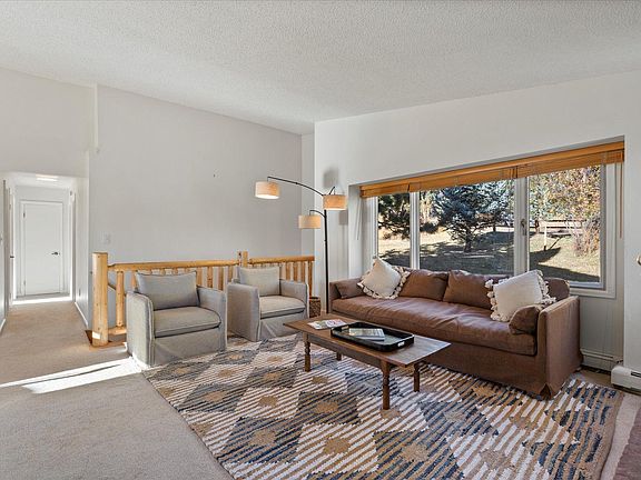 Upstairs living area just off the dining room and kitchen.