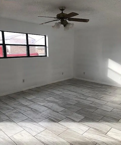 Living room from kitchen view