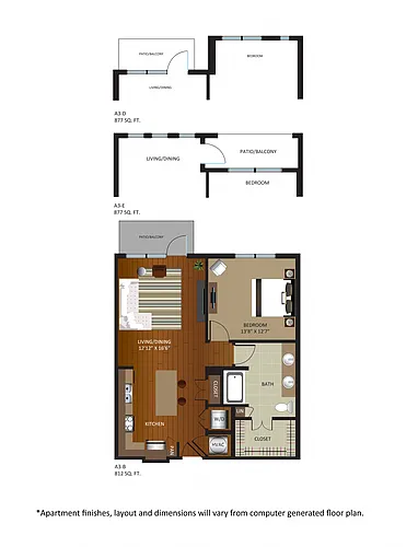 Floor plan A3-E
