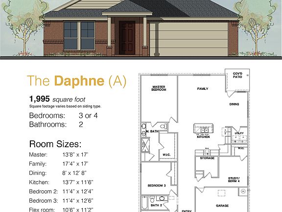 The Daphne A Floorplan
