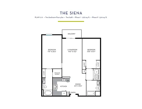Floor plan CMV II - Siena