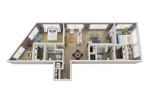Floor plan 2E-M