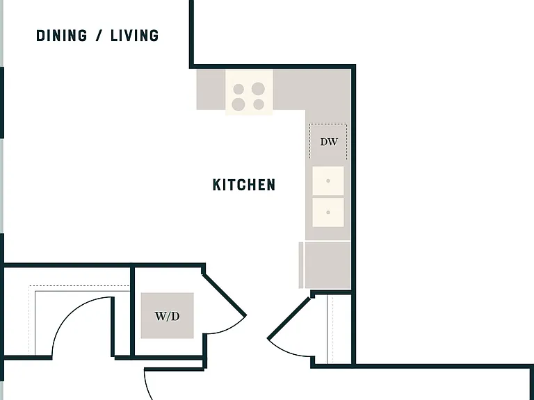 TRS2 - 1 Bed, 1 Bath - Apt B TRS2 - 1 Bed, 1 Bath - Apt B