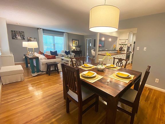 Main dining/kitchen/living
