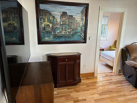 Living room looking in to second bedroom