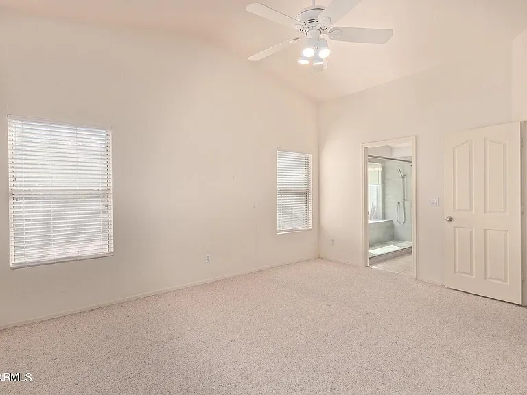 large master with completely remodeled bathroom.