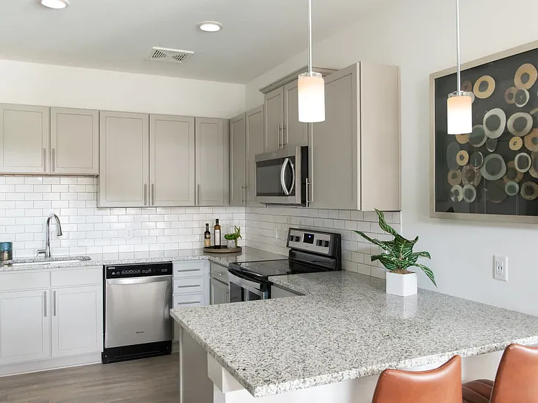 Kitchen with Stainless Steel Appliances