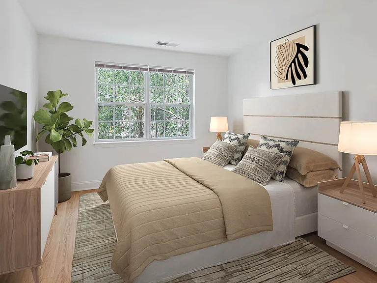 Bedroom with Hard Surface Flooring