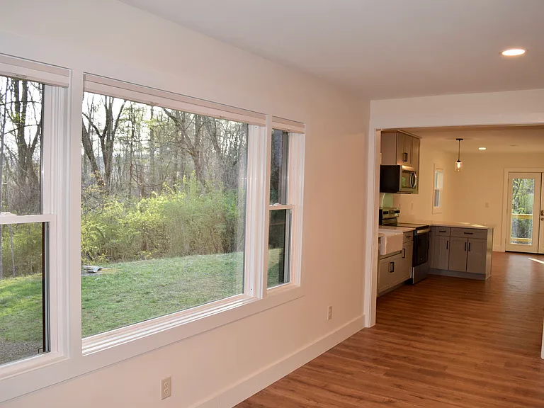 Living room to kitchen