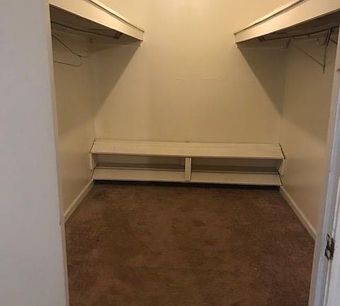 Master bedroom walk closet