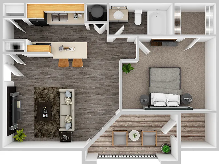 A1 | 1BD, 1BA | 548SF A1 | 1BD, 1BA | 548SF