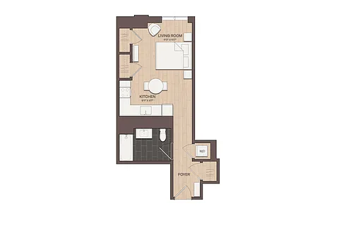 Floor plan Studio