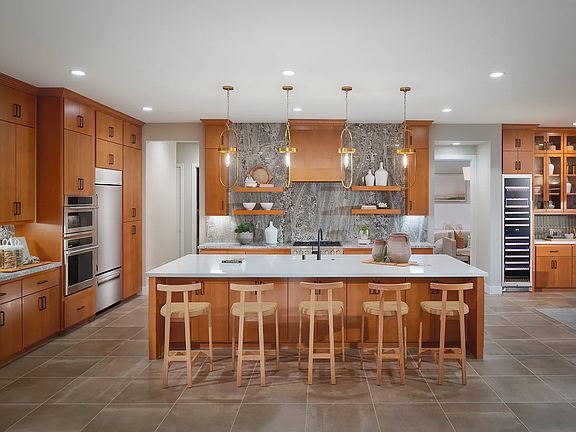 Plan 6 Model Home Kitchen