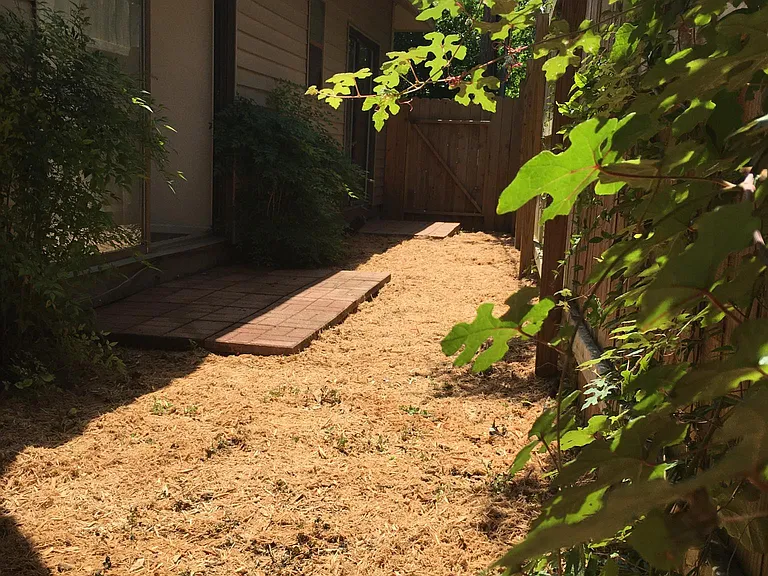 Private Fenced Yard with 2 Patios