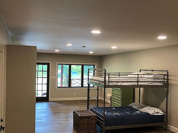 Lower level bed or game room