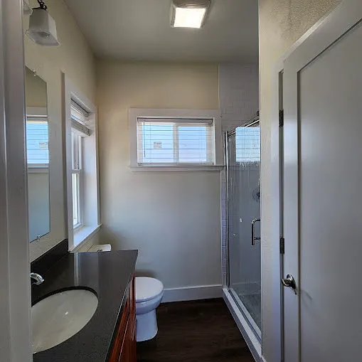 Attached master bathroom (#2) in 2nd story.