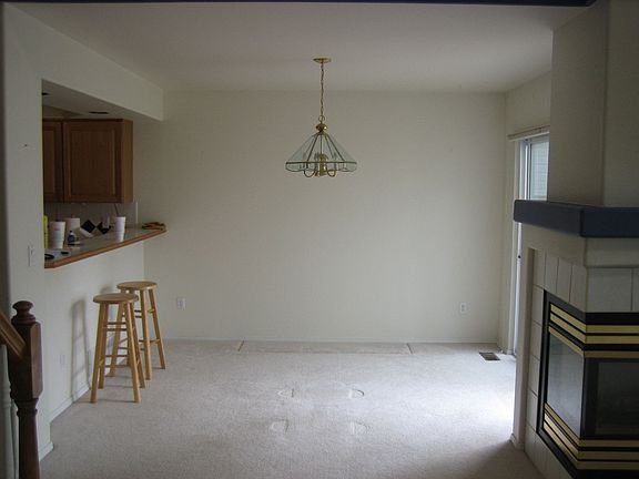 Dining Room with Fireplace