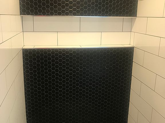 Tile work in shower! 