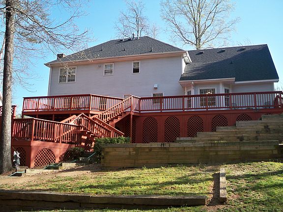 Terraced Back, hot tub in deck
