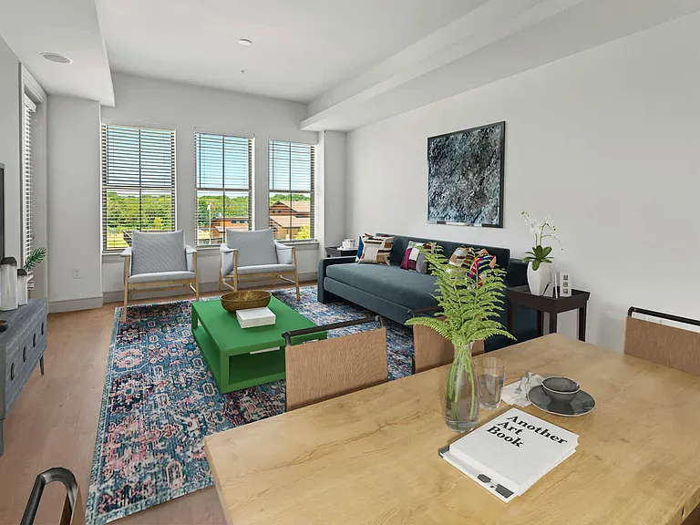 Living Room with Hard Surface Flooring