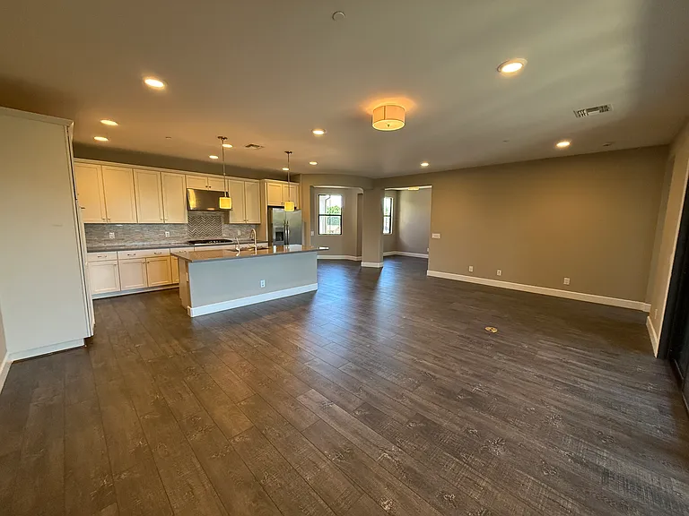 Great room & kitchen