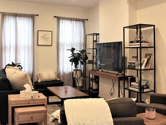 Living room facing street