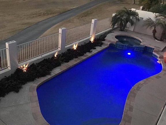 Nighttime pool lights