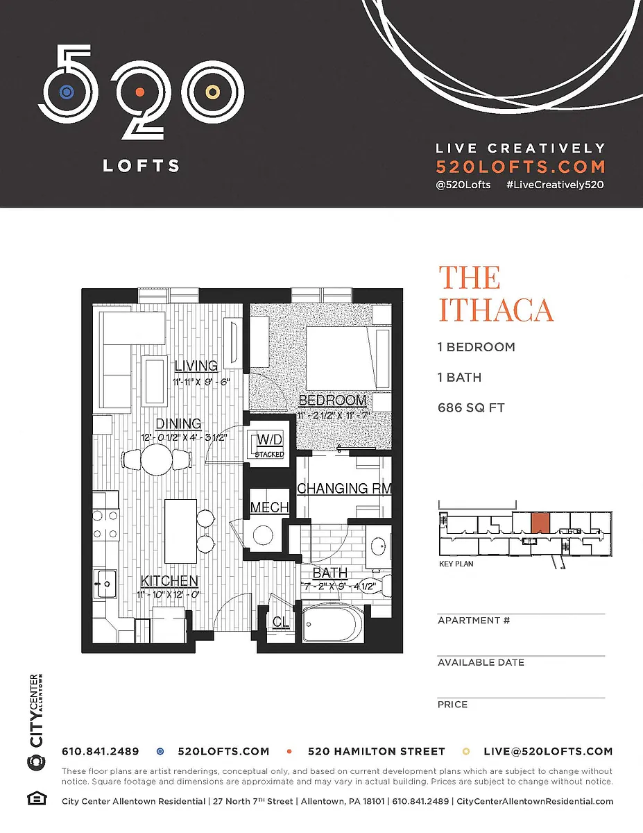 Floor plan The Ithaca