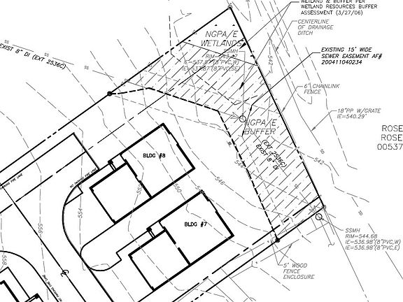 Sewer at Rear Prop. Low Pt.