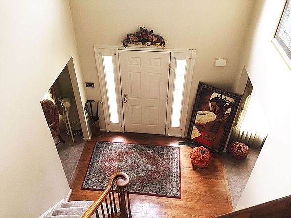 Grand two story foyer