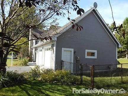 Garage side of house
