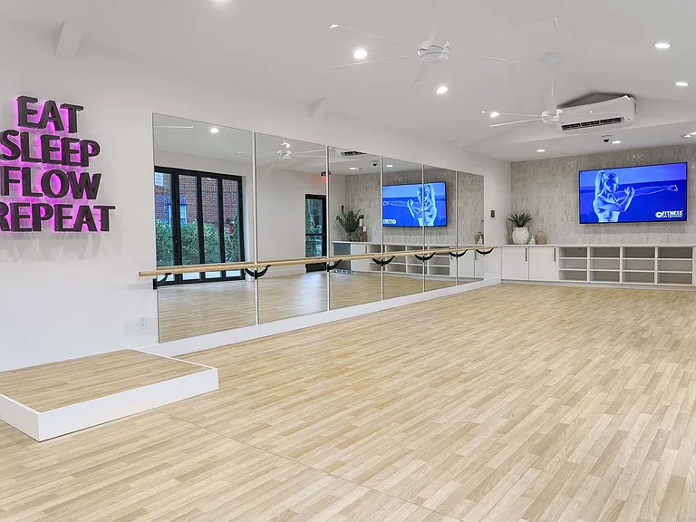 State-of-the-art yoga studio