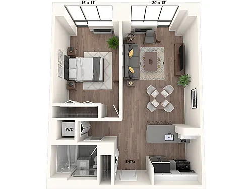 Floor plan A1-PH15-915sq