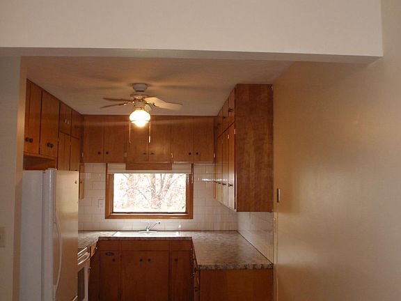 Kitchen with resurfaced counters