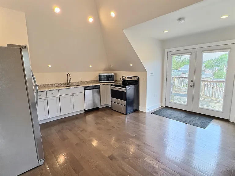 High ceilings and plenty of natural light.
