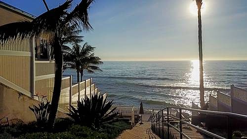 Private beach access