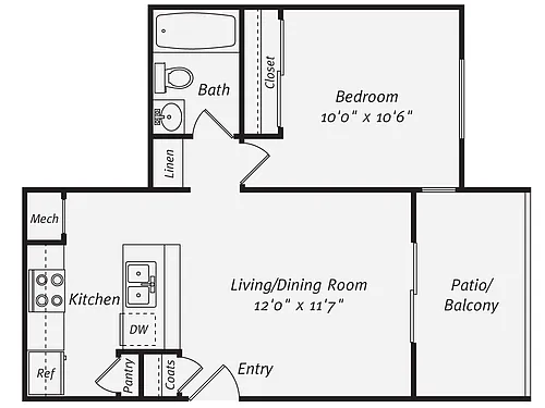 Floor plan A1G