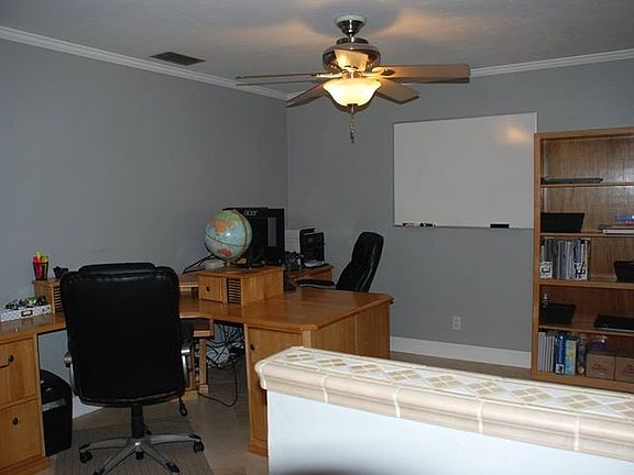 Office/ Den with bay windows