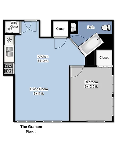 Floor plan The Graham - Elmslie