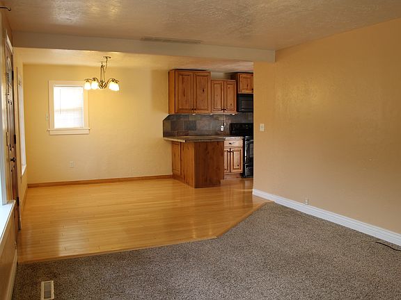 Dining room and kitchen