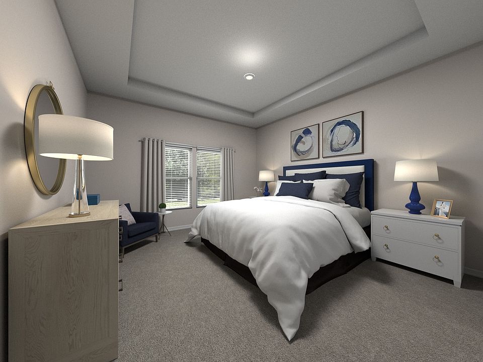 The primary bedroom offers a private retreat.