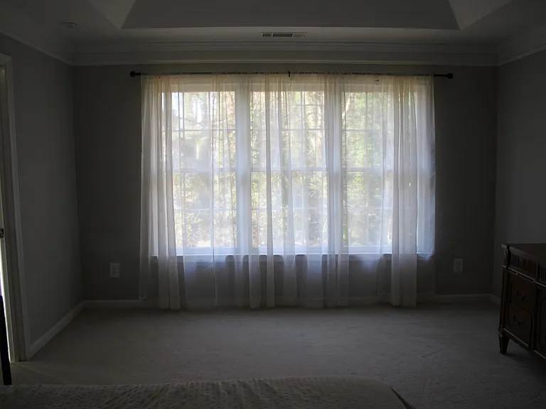 Master bedroom (window to backyard)