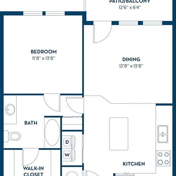 1 Bedroom | 1 Bath | 743 SF 1 Bedroom | 1 Bath | 743 SF