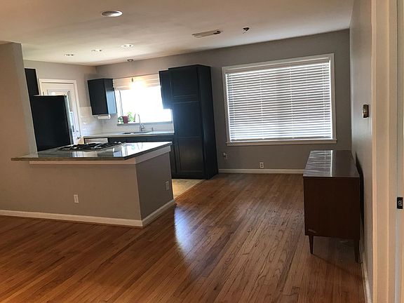 View from the front door.  Large windows in the living space
