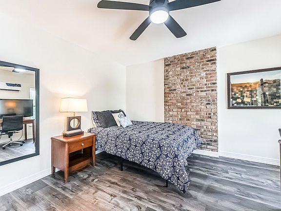 Beautiful brick wall accent